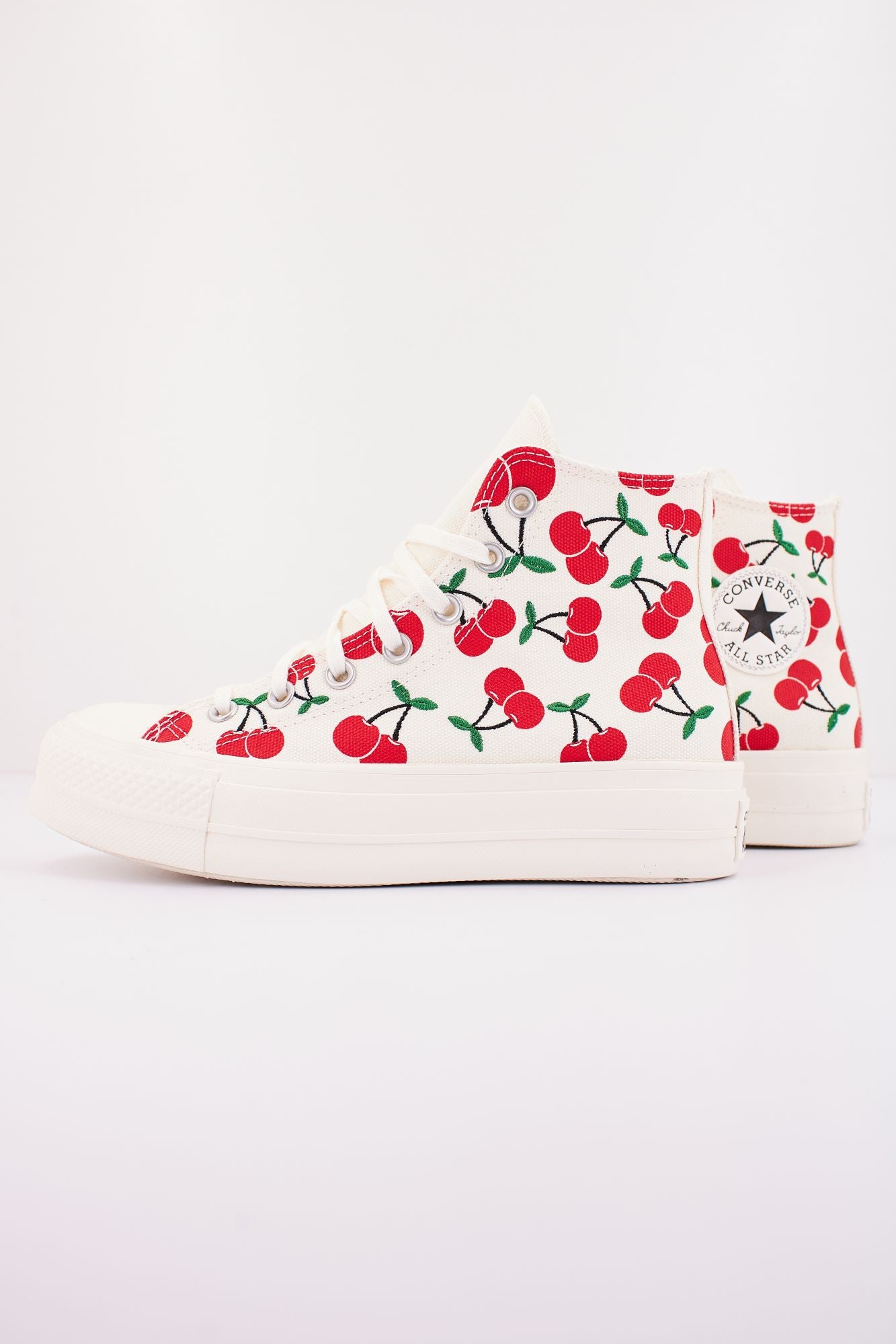 CONVERSE CHUCK TAYLOR ALL STAR LIFT PLATFORM CHERRIES en color BLANCO (1)