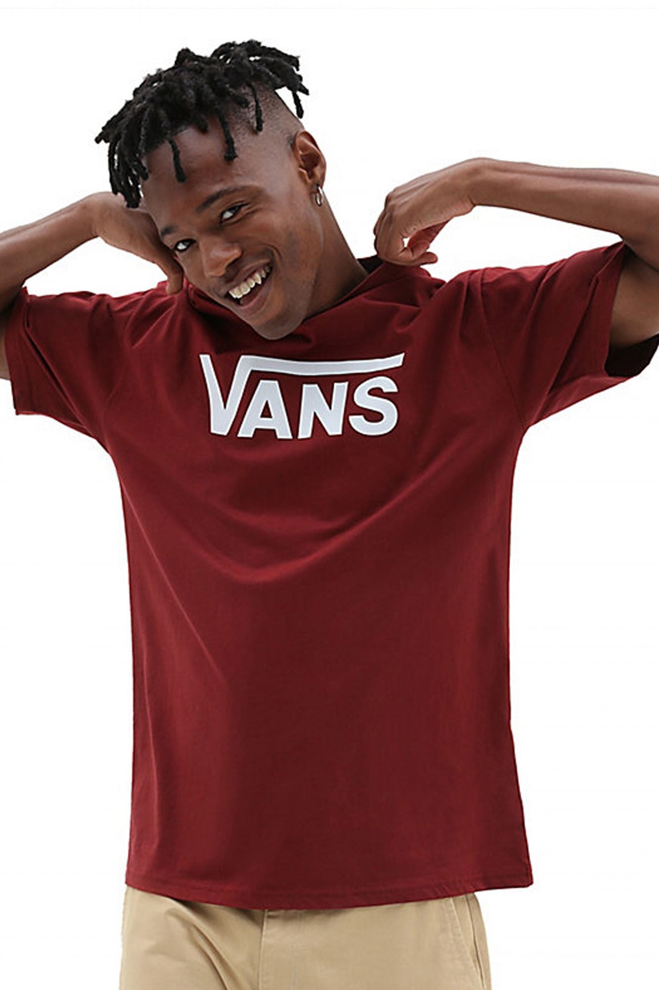 VANS VN000GGGBWD1  en color BURDEOS (1)