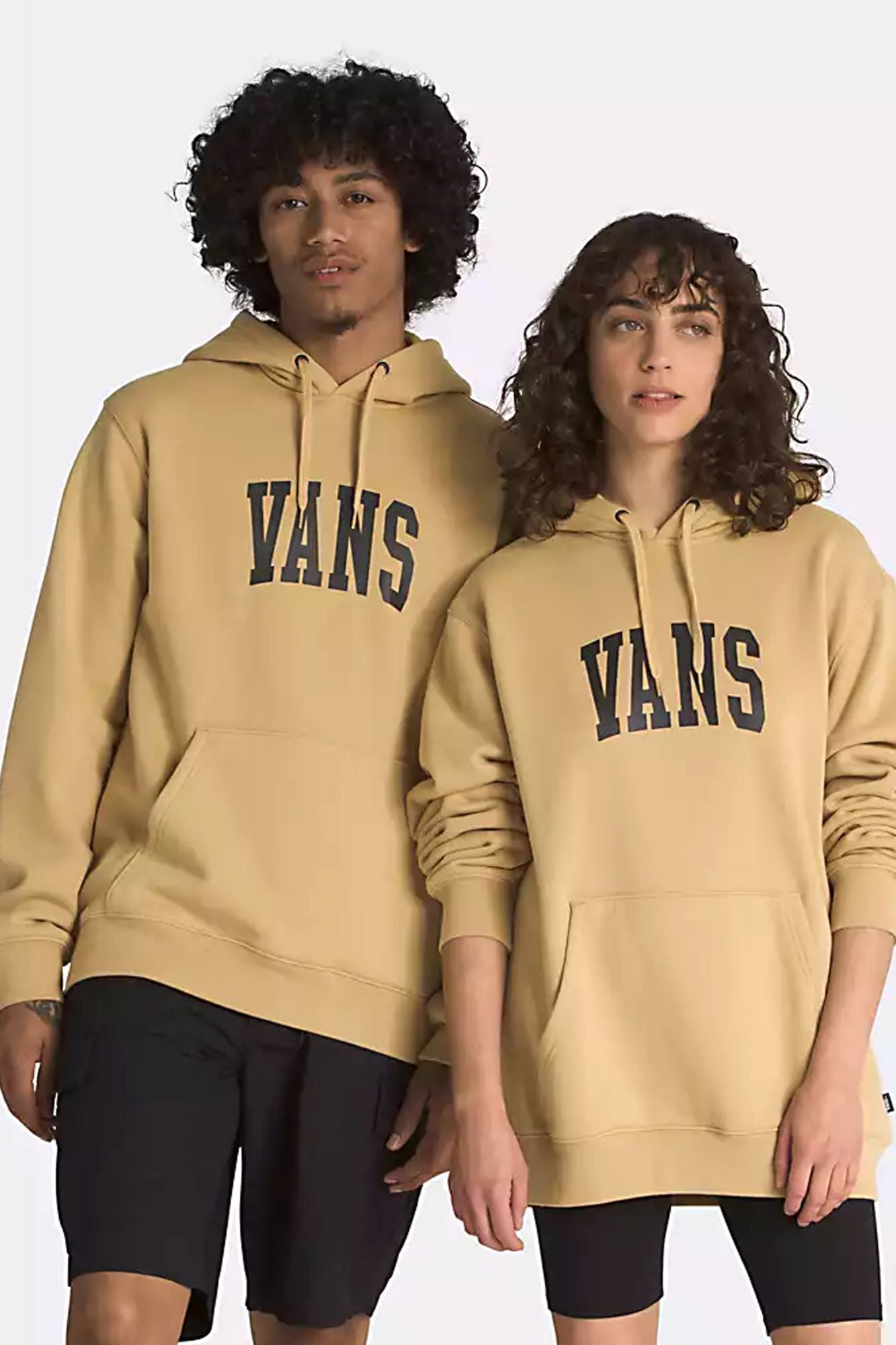 VANS  ARCHED PULLOVER HOODIE en color MARRON CLARO (4)