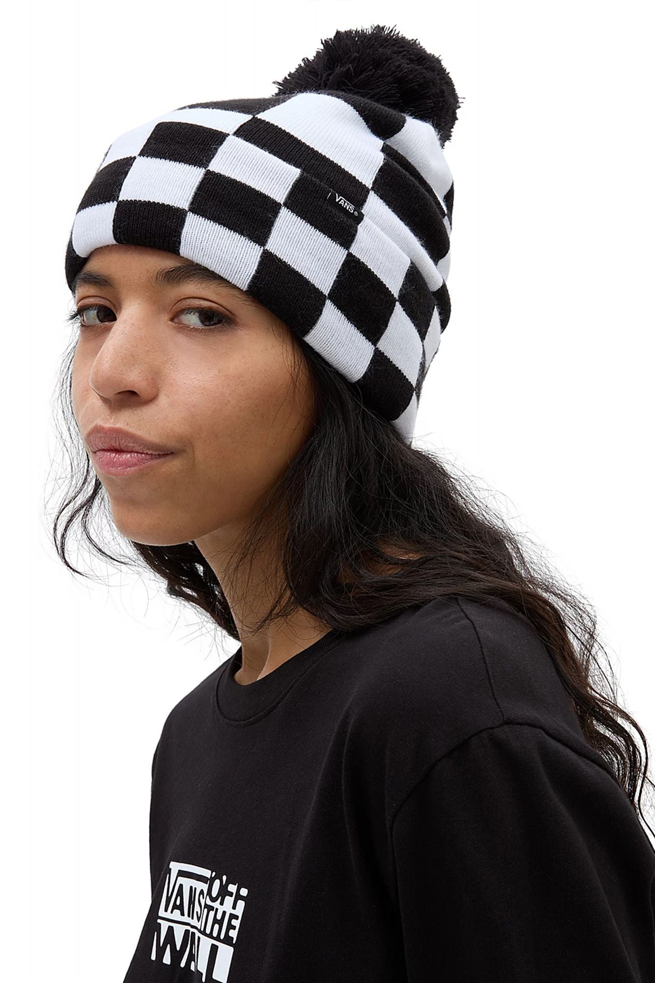 VANS  WM SPIRIT POM BEANIE en color BLANCO (3)