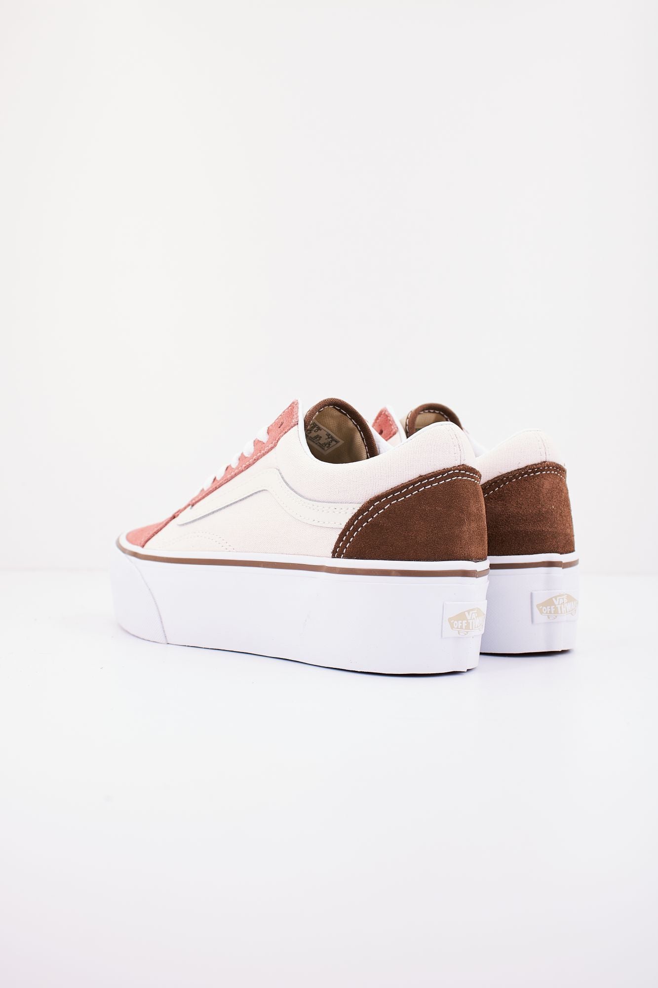 VANS OLD SKOOL STACKFORM en color ROSA (3)